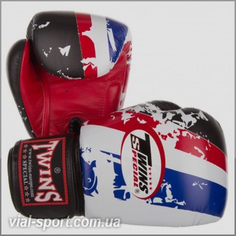 Боксерські рукавички Twins Perseverance Boxing Gloves Premium Leather FBGV-44TH